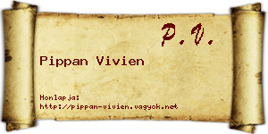 Pippan Vivien névjegykártya